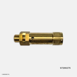 Sicherheitsventil für Autoklaven Cefla Bravo G4 PRV 1/4 Zoll NPT-Innengewinde, 2,4 bar, Edelstahl, 97290275