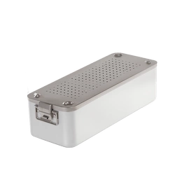 Sterilization Container 23G MELAG ME01232 – Professional Instrument Sterilization Box with 100 Disposable Filters, EN 868-8 Compliant, Long-Term Storage