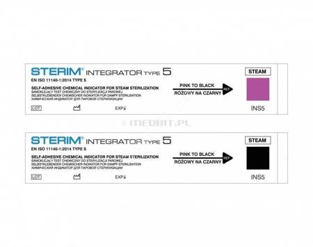 Class 5 - STERIM Integrator 5 - integrated test for class 5 steam sterilization control (250 pcs.)