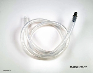 Tubo de drenaje con conector para autoclaves Mocom Exacta, Proxima, Extrema, Prima, silicona 7,8 mm