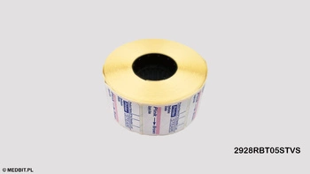 Etiqueta de 3 líneas para impresora de etiquetas Printex V30 y Blitz, Steam, 29x28 mm, 500 unidades, indicador clase 1