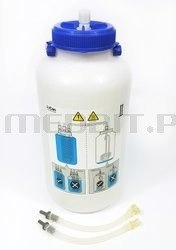 Botella de condensados completa compatible con autoclave Statim 7000 SciCan, incluye tubo rápido