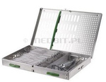 Caja para 14 instrumentos Sys-TM4B de acero inoxidable para esterilización y almacenamiento, SCICAN Ltd.