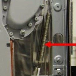 Ressort de porte, kit pour laveur-désinfecteur HYDRIM C61 G4 SciCan, pièce détachée d'origine 01-113298S