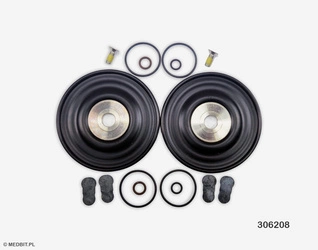 Kit de réparation pour pompe à vide Midmark 23/60L compatible avec autoclaves Midmark, NewMed, Kronos – code produit 306208