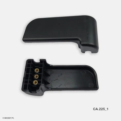 Poignée de porte d'autoclave Tinget - Noire (3 vis)