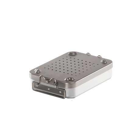 Sterilisationscontainer MELAG 17K, 20x14x5,5 cm, mit 100 Einwegfiltern, für Medizin, Kosmetik, Tattoo