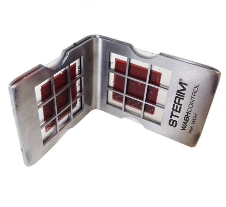 WASH CONTROL Test Strip Holder for Washer-Disinfectors, Stainless Steel, STERIM, EN ISO 15883-1:2010, 1 pc