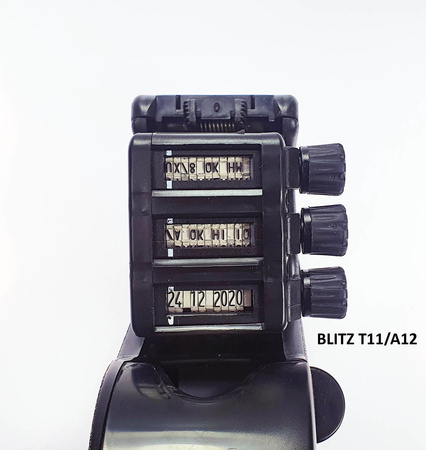 Alphanumeric 3-Line Labeler BLITZ T11/A12 – Professional Labeling Machine for Sterilization Documentation, 28x29 mm Labels