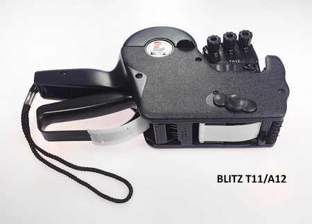 Rotuladora Alfanumérica 3 Linhas BLITZ T11/A12 para Etiquetas 28x29 mm – Ferramenta Profissional para Documentação de Esterilização