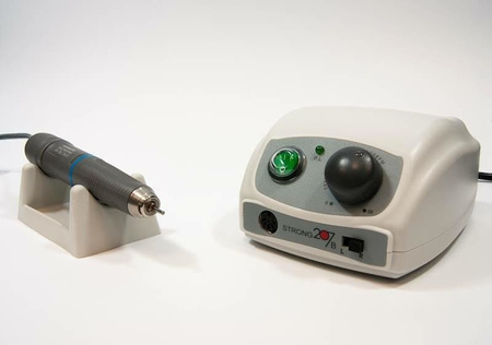 Prosthetic Micromotor STRONG 207B/102L 35,000 RPM 65W with Foot Pedal and Overload Protection by SAESHIN