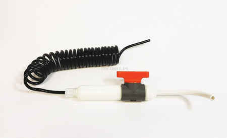 Demineralized Water Tap HLP White with Spiral Hose for HLP Devices | HYDROLAB (A-KR-111 White)
