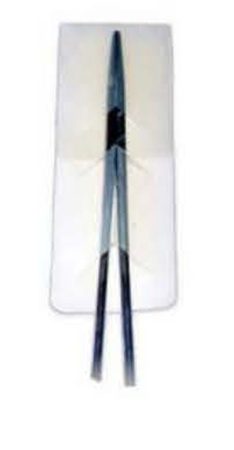 Capa protetora plástica transparente para instrumentos 25 mm x 105 mm, 1000 unidades, Key SURGICAL, esterilizável, descartável