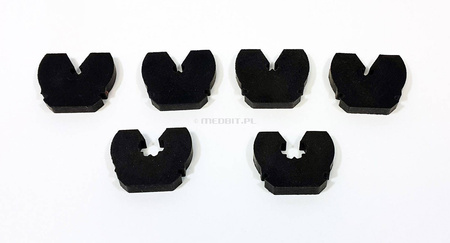 Uchwyty gumowe do narzędzi kasety ENDO do autoklawu STATIM 5000 S/G4, 10 mm, 6 szt., SCICAN (01-104785S)