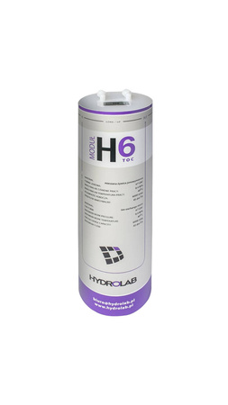 Filtre échangeur d'ions 5000ml H6 TOC