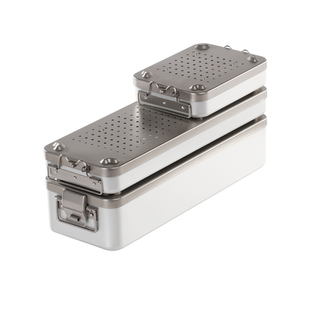 Sterilization Container 15M with 100 Disposable Paper Filters, 35x12x4.5 cm, EN 868-8 Compliant, MELAG GmbH, ME01152