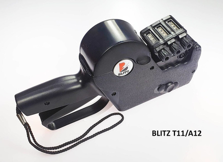 Alfanumerická třířádková etiketovačka Blitz T11/A12 pro sterilizační dokumentaci, 28x29 mm