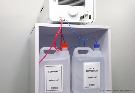 Wężyk silikonowy do odprowadzania skroplin ENBIO S / ENBIO Pro 1,5 m z korkiem – oryginalny zestaw ENBIO