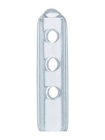 Chirurgische Instrumentenschutzkappen 4,8 x 25,4 mm, durchsichtig, Plastisol, 25 Stück, FST, autoklavierbar