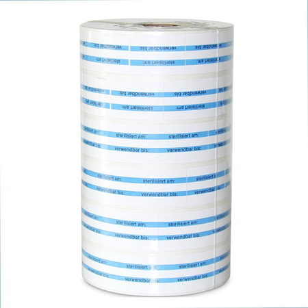 STEAM Labels for MELAdoc Labeller – Set of 6 Rolls (750 pcs each) with Ink Cartridge, 22x29 mm, English, MELAG GmbH, ME01097