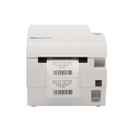Self-Adhesive Labels for MELAprint 60/80 Printer (Manual Use) – Double Medical Sterilization Labels, 6 Rolls x 1000 Labels, MELAG GmbH, ME41942