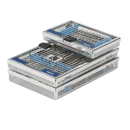 Bandeja de Esterilização MELAstore Tray 100 para Autoclaves MELAG – Cassete para Lavagem, Desinfecção e Armazenamento de Instrumentos Reutilizáveis