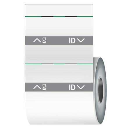 Labels for MELAdoc Two-Line Labeler – 6 Rolls (500 pcs each) with Ink Roller | MELAG GmbH | ME01088