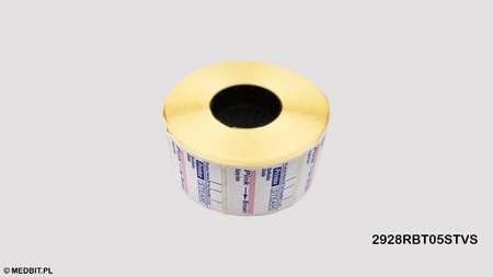 STEAM – Etykiety 3-rzędowe do metkownicy Printex V30, Blitz, Meteo 29x28 mm, 500 szt., wskaźnik parowy, klasa 1, PRINTEX MEDICAL