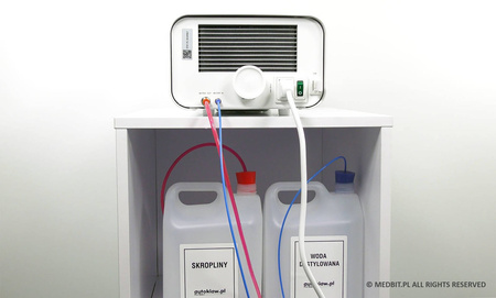 Tubo de alimentación de silicona para autoclave Enbio S y Enbio Pro, 1,5 m, con tapón y válvula