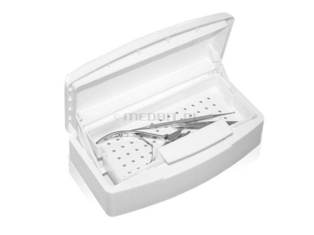 Banheira para Desinfecção de Instrumentos 0,5L com Bandeja Removível MEDBIT.PL – Para Uso Profissional em Medicina, Podologia, Estética e Tatuagem