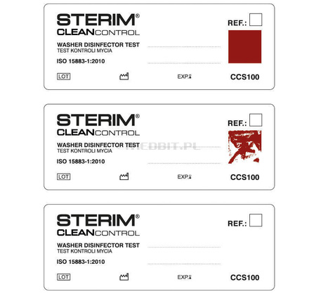 STERIM CLEAN Control Waschmaschinen-Kontrolltest (CCS100), (100 Stück).)