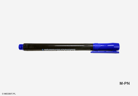 Waterproof pen for sterilization, blue