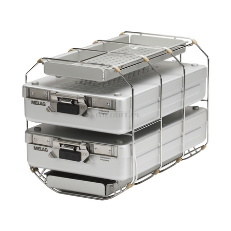 Stojan D Plus pro parní sterilizátory Vacuklav Evolution 45 cm, kompatibilní s MELAG 43B+, 44B+