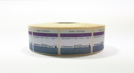 STEAM Etykieta 3-rzędowa do metkownicy GK, wskaźnik parowy, 22x29 mm, 750 szt., Sterintech