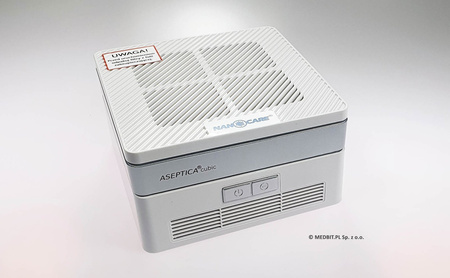 Aseptica Cubic Air Disinfector Set (White) with UV Filter, HEPA, Ionizer – 2 Devices for Home, Office, Car, Medical, Beauty – VOLTEA Poland DEM000004