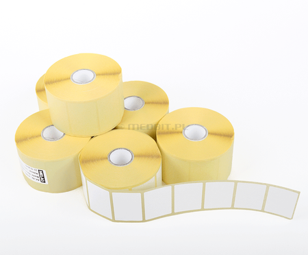 Selbstklebende Etiketten für MELAprint 60/80, 6 Rollen à 1000 Stück, kompatibel mit MELAG Scanner