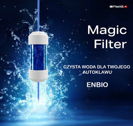 MAGIC FILTER – Filtre d’eau pour autoclaves ENBIO S et ENBIO Pro, purification multiple, résine échangeuse d’ions, 400 L, compatible tous modèles