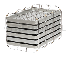 C Plus Rack for Vacuklav Evolution – For Premium Steam Sterilizers, 35 cm Chamber, Fits 6 Trays or 3 MELAstore 100, MELAG ME81370