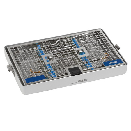 Vassoio di sterilizzazione MELAstore Tray 200 per strumenti medici e odontoiatrici MELAG GmbH, 27,5x17,6x4,3 cm, codice ME01182