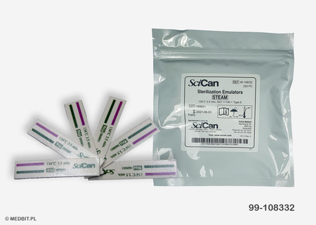 Striscia di test Helix PCD per autoclavi STATIM 2000/5000, SciCan, 250 pezzi, controllo efficacia sterilizzazione