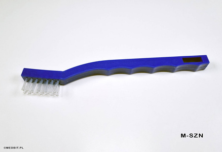 Brosse en nylon pour le nettoyage des instruments médicaux, podologiques, esthétiques et de tatouage, stérilisable en autoclave