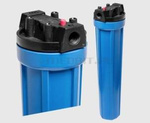 20" Water Filter Housing 2.5" Diameter, 3/4" Thread, Polypropylene, Vent Valve, Mounting Bracket, HYDROLAB A-OP-020-34