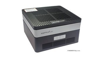 Aseptica Cubic (black) air disinfector with UV filter.