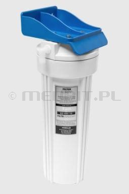 Carcasa de filtro de agua 10 pulgadas blanca, rosca 1/4", para cartuchos estándar 2,5", Hydrolab