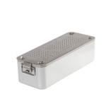 Contêiner de esterilização MELAG 28G com 100 filtros descartáveis, 32x16x12 cm, para instrumentos médicos e cosméticos