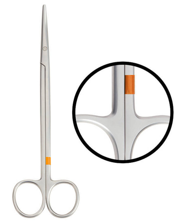 Surgical Instrument Marking Tape, Orange, 0.6 cm x 510 cm, Autoclavable, Non-Toxic, Self-Adhesive, FST