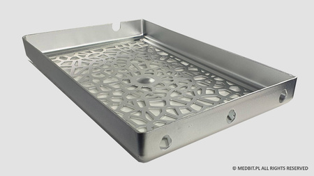 Bandeja para instrumentos compatible con autoclave Enbio S, acero resistente, 28 x 18,5 cm, Enbio