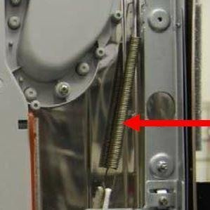 Ressort de porte, kit pour laveur-désinfecteur HYDRIM C61 G4 SciCan, pièce détachée d'origine 01-113298S