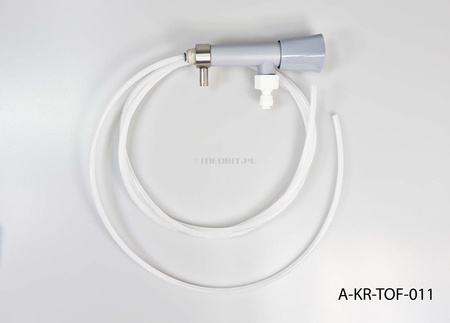 Kohoutek s držákem na rameno INOX pro demi vodu I. třídy čistoty Hydrolab A-KR-TOF-011