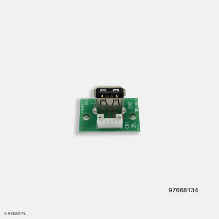Cefla 97668134 USB port on mounting PCB for SciCan Bravo G4 autoclave